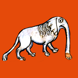 Bestiario medieval: ícono de la aplicación Pegatinas