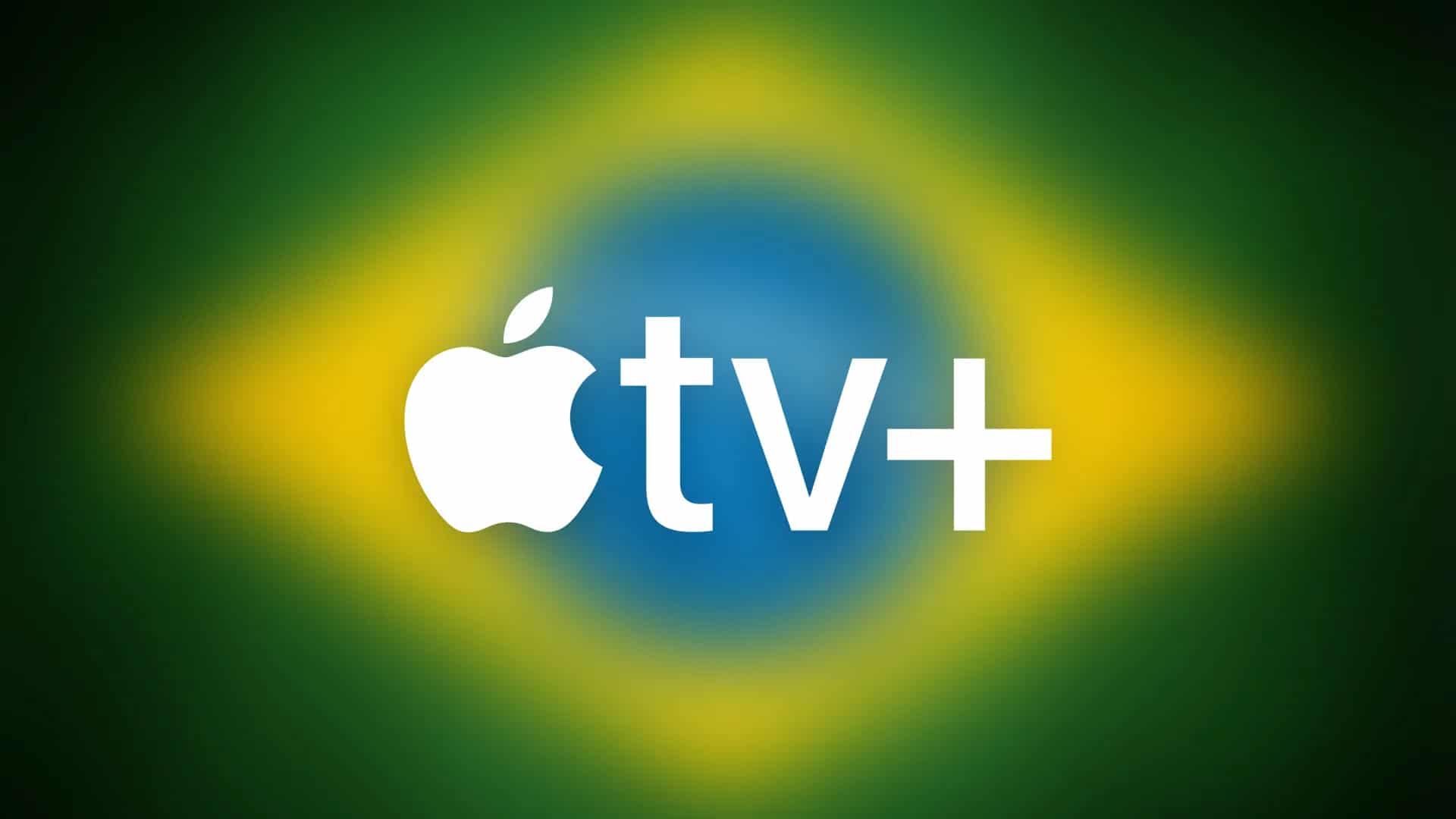 Apple TV+ y logotipo de bandera brasileña