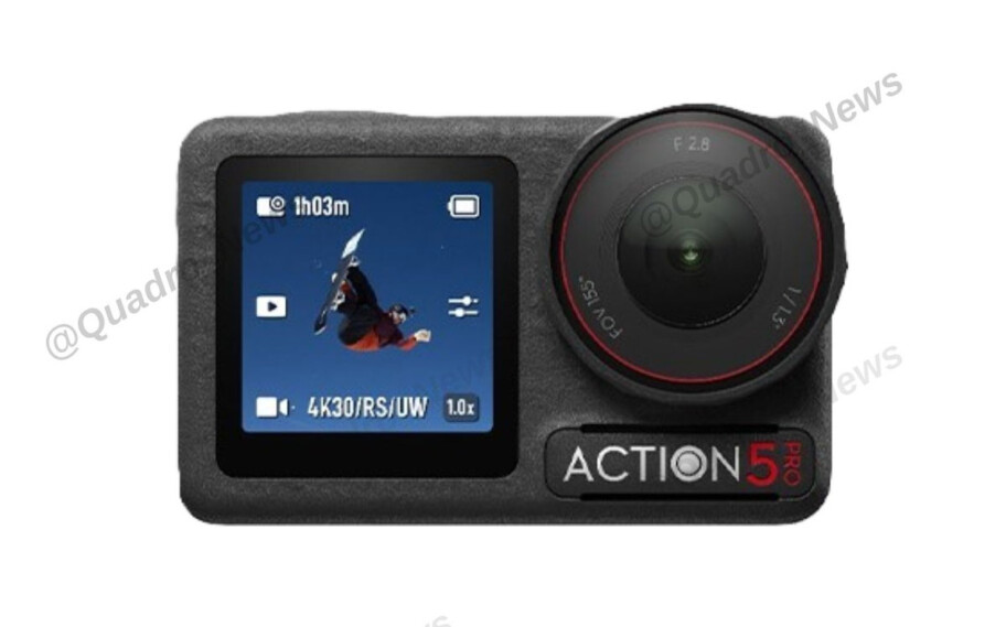 DJI Action 5 Pro filtrado