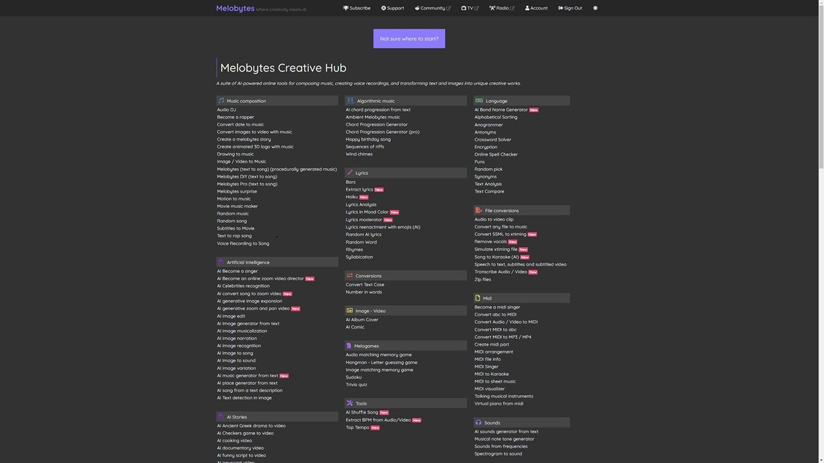 Melobytes: cómo usar la IA que transforma la imagen en la música