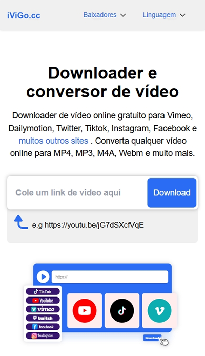 Descargar videos de YouTube a través del sitio