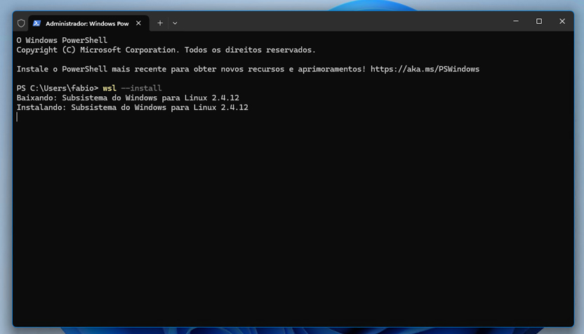 Instalación de WSL en Windows 11