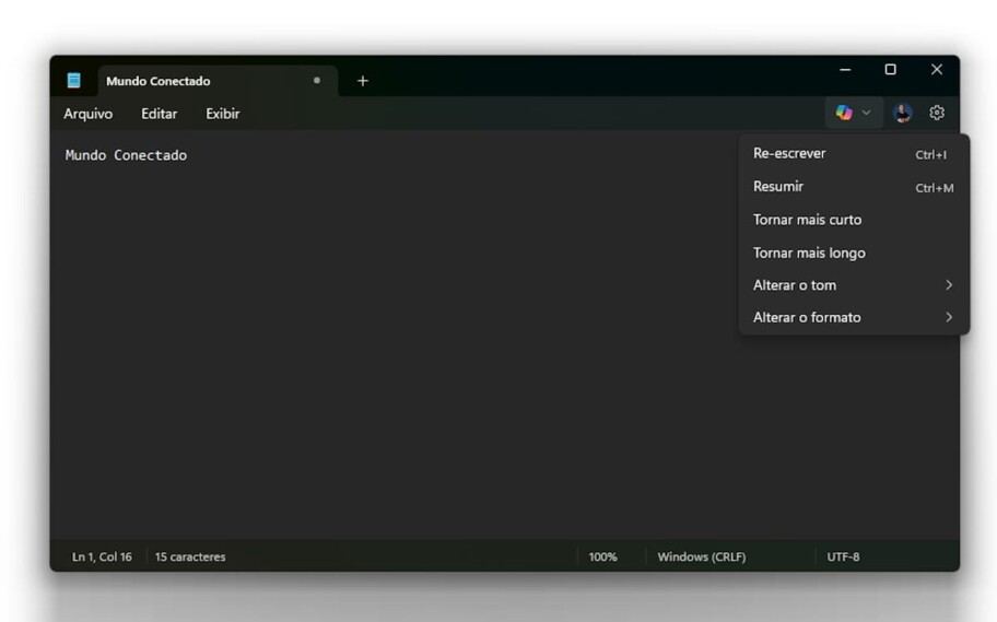 Simple y avanzado, Bloque de notas gana la integración de AI de copiloto