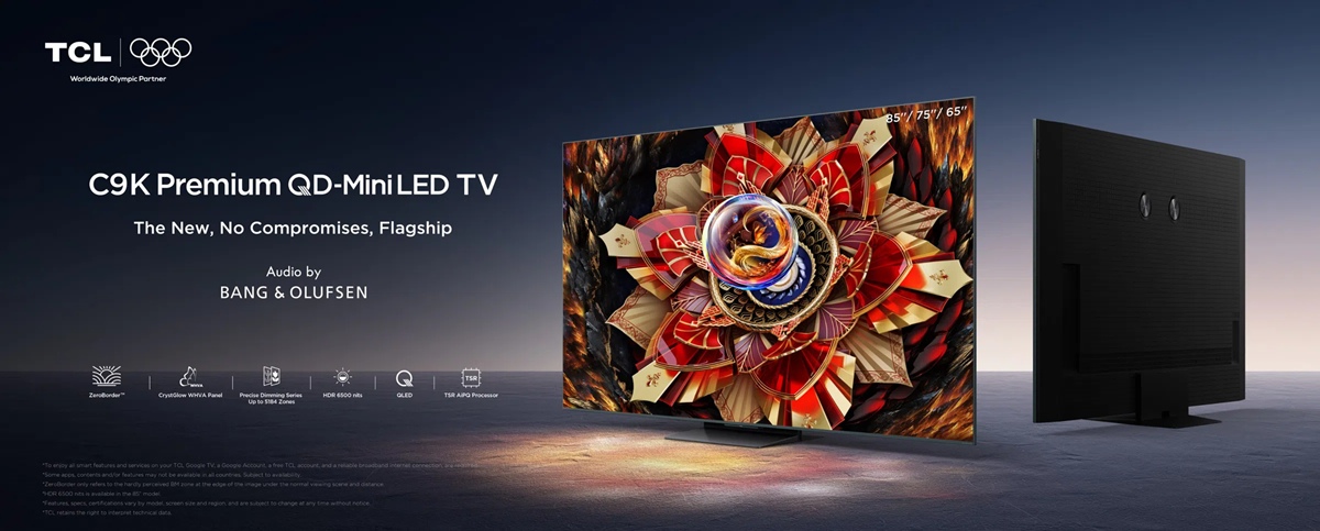 TCL lanza el televisor LED C9K Premium QD-Mini y presenta nuevas funciones en IA