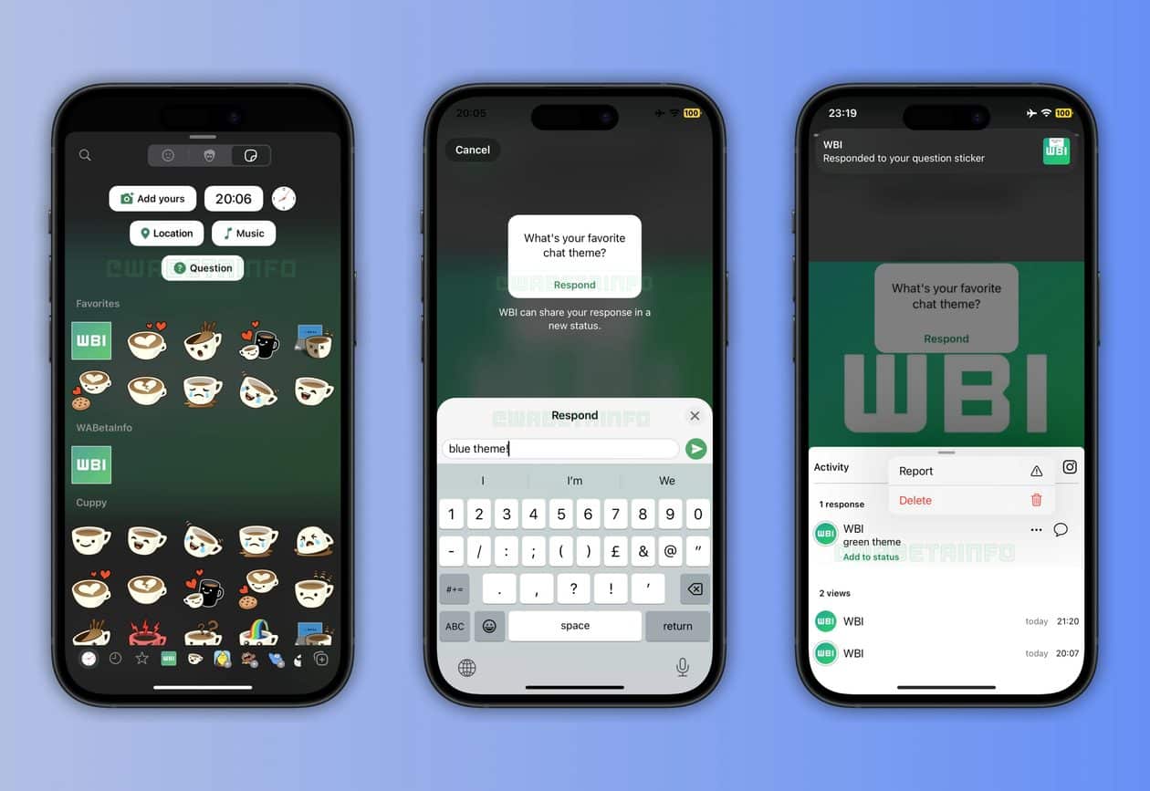 Preguntas sobre los estados de WhatsApp