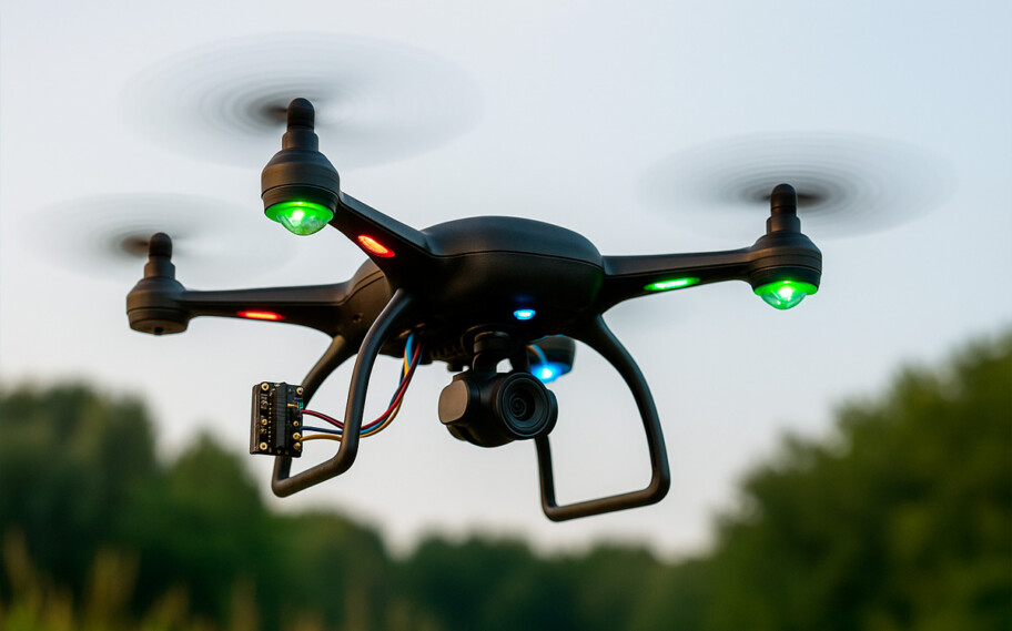 drones de viento voladores
