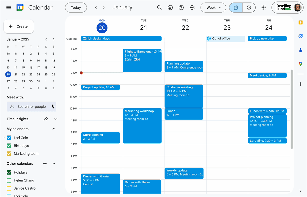 Cómo programar tareas usando Google Calendar
