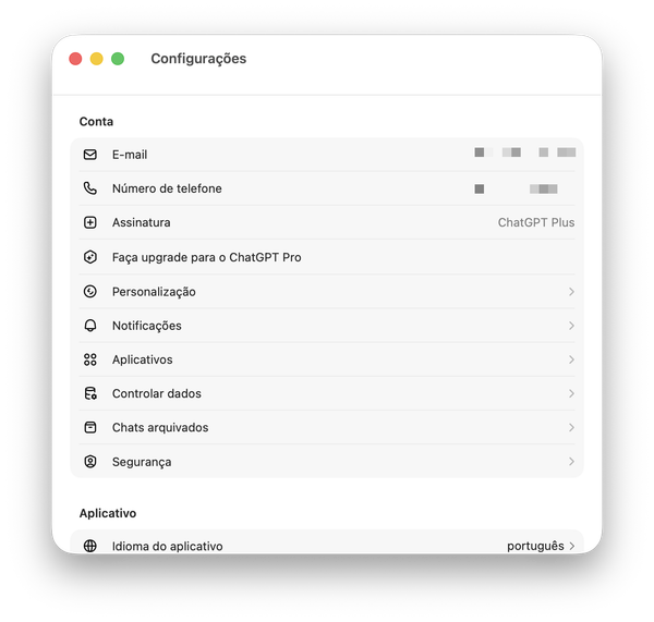 Eliminar cuenta ChatGPT en Mac