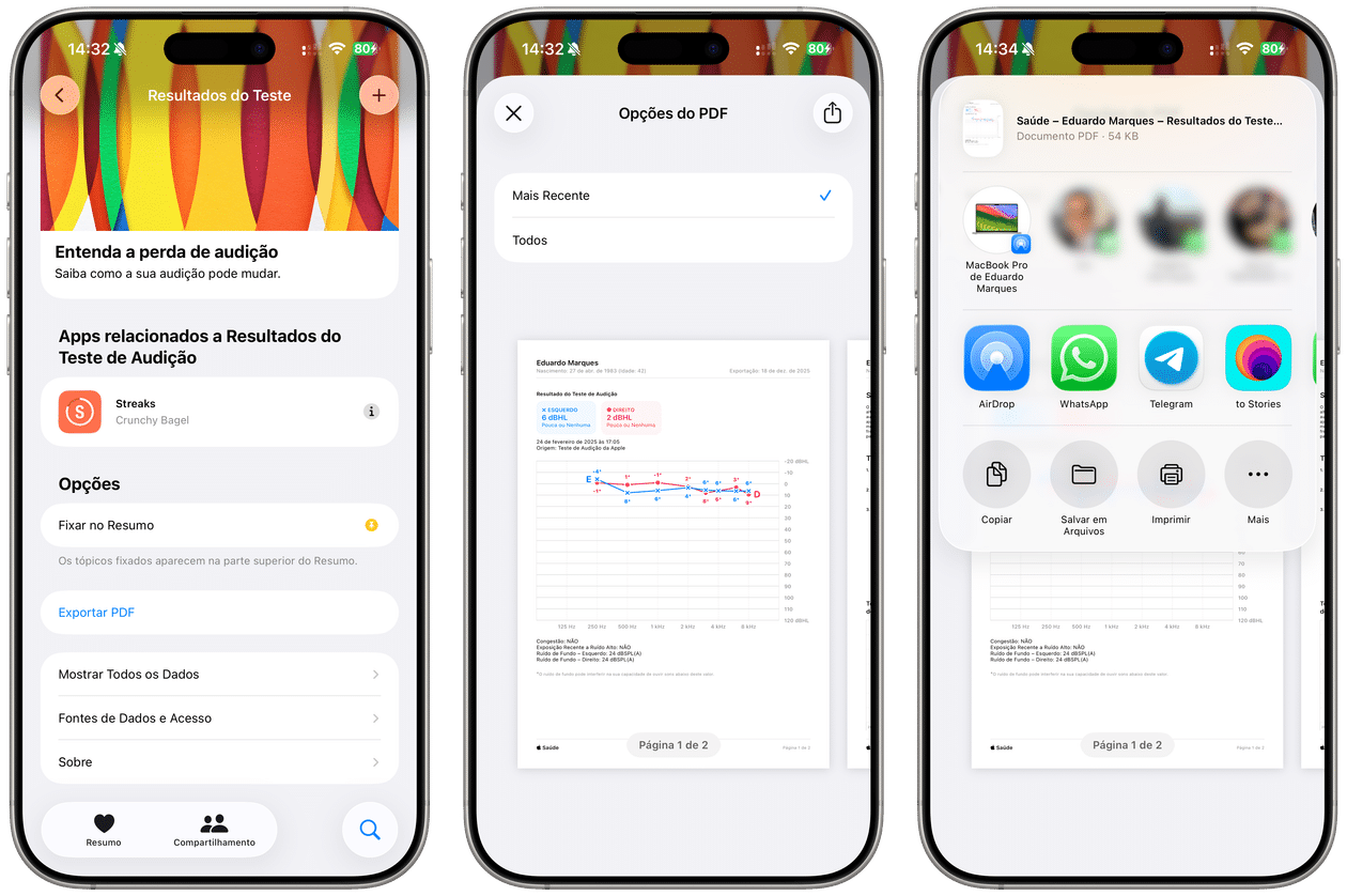 Prueba de escucha de AirPods Pro