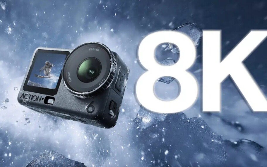 DJI Action 6 obtiene grabación en 8K mediante actualización