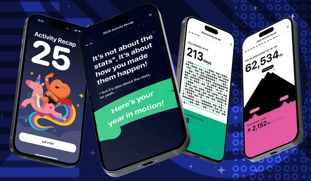 Resumen de actividad de la aplicación Gentler Streak