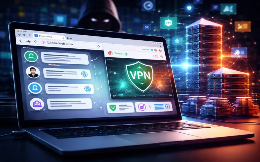 extensión del navegador google chrome vpn