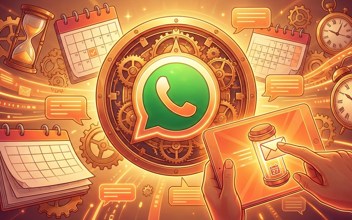 WhatsApp pronto permitirá programar mensajes en los chats