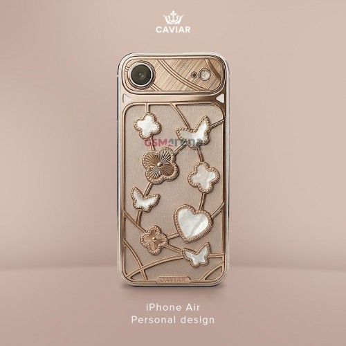 El iPhone Air bañado en oro de 24 quilates cuesta R$ 56.000 más