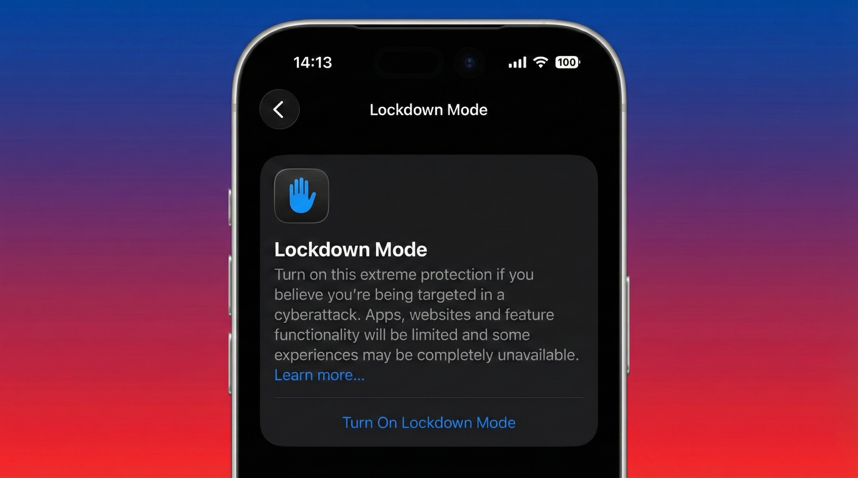 Modo de bloqueo en un iPhone