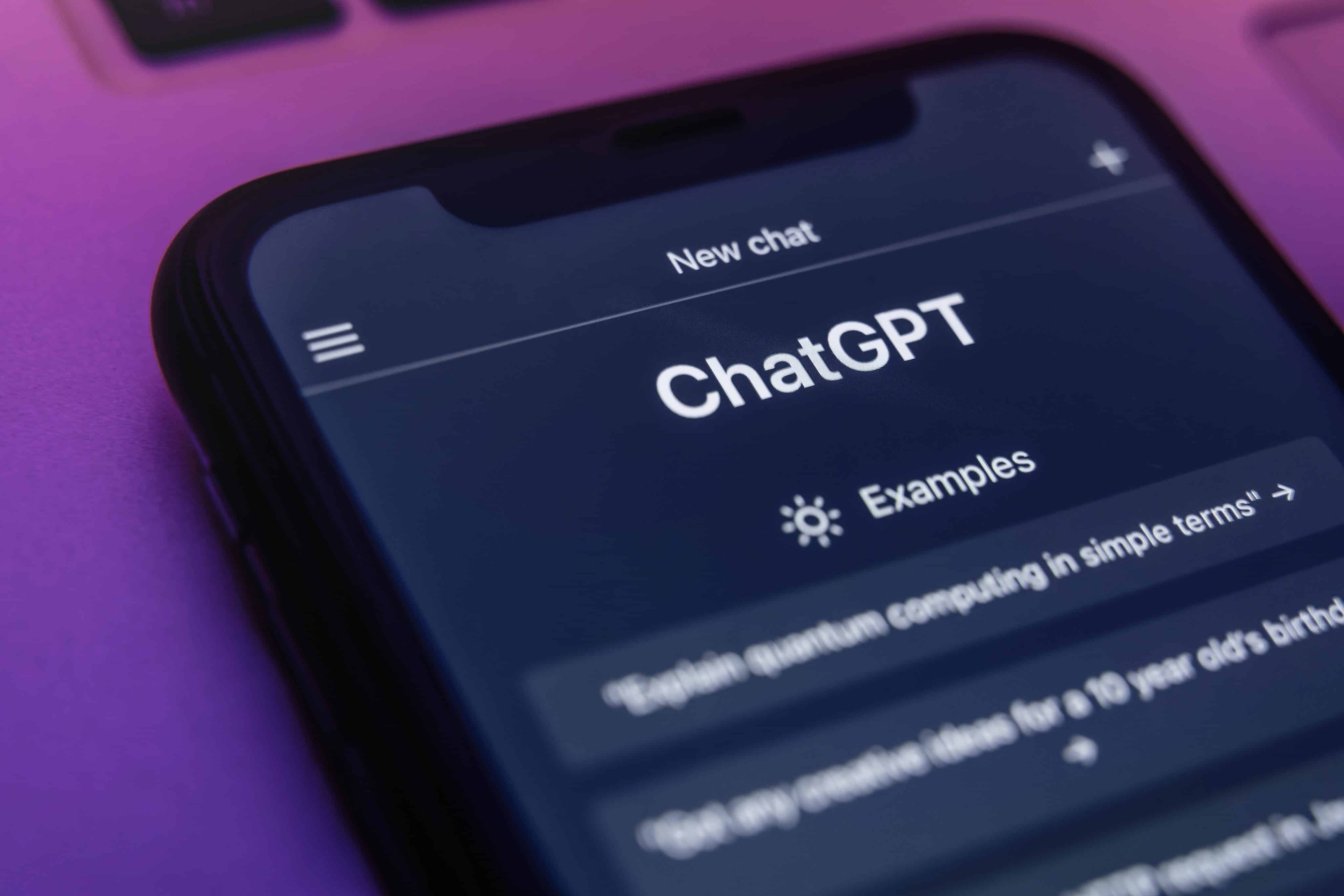 ChatGPT en iPhone