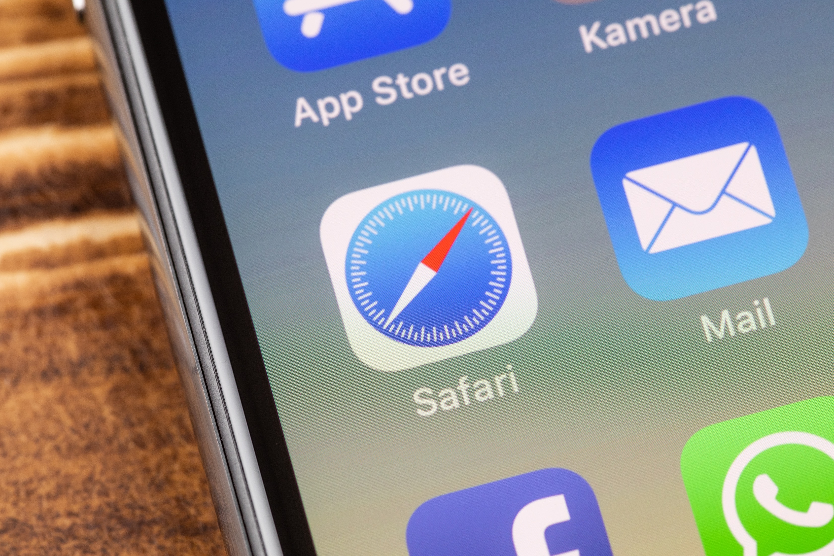 Icono de Safari en iPhone