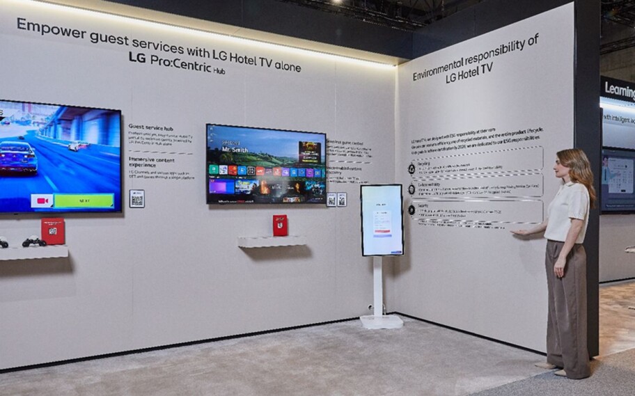 LG presenta en ISE 2026 una plataforma en la nube para gestión hotelera automatizada, ya disponible en Brasil