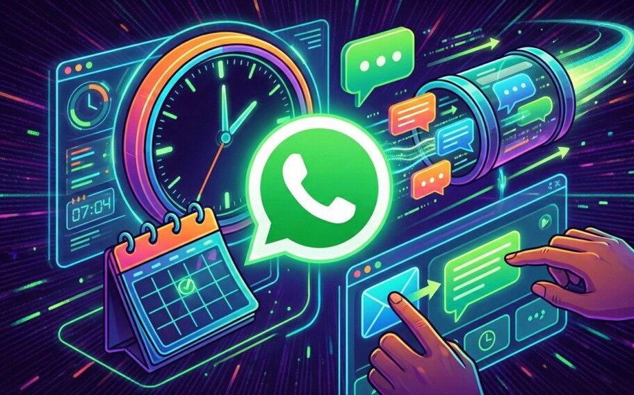 WhatsApp pronto permitirá programar mensajes en los chats