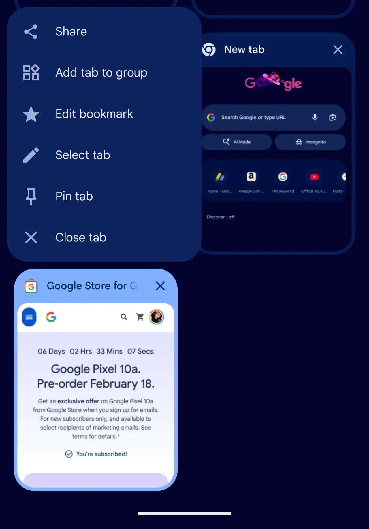 Google Chrome androide
