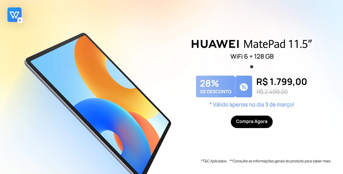 Auriculares Huawei FreeClip 2 por R $ 643,08 y más promociones imperdibles de la marca solo hoy