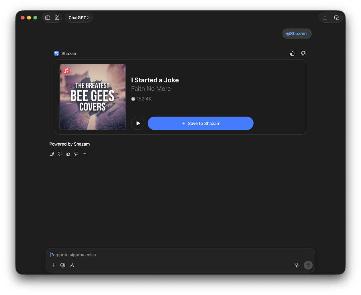 Shazam en ChatGPT