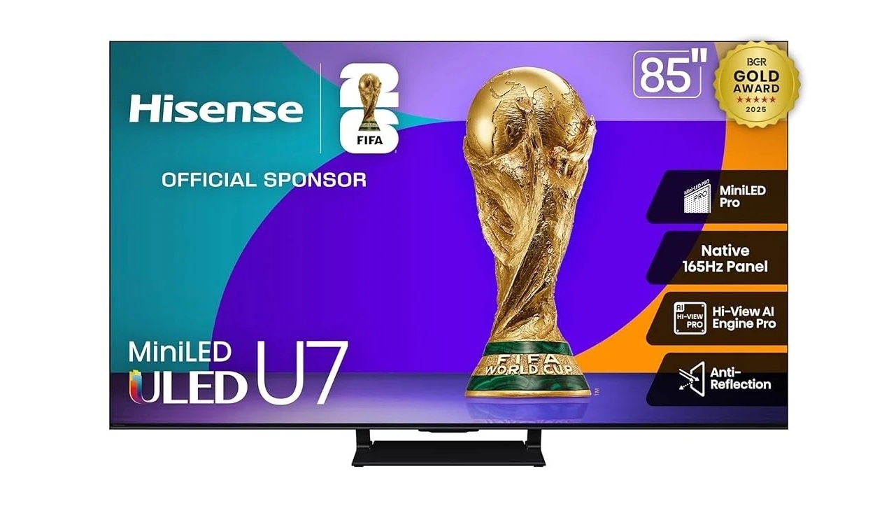 Hisense revela televisores MiniLED U6 y U7