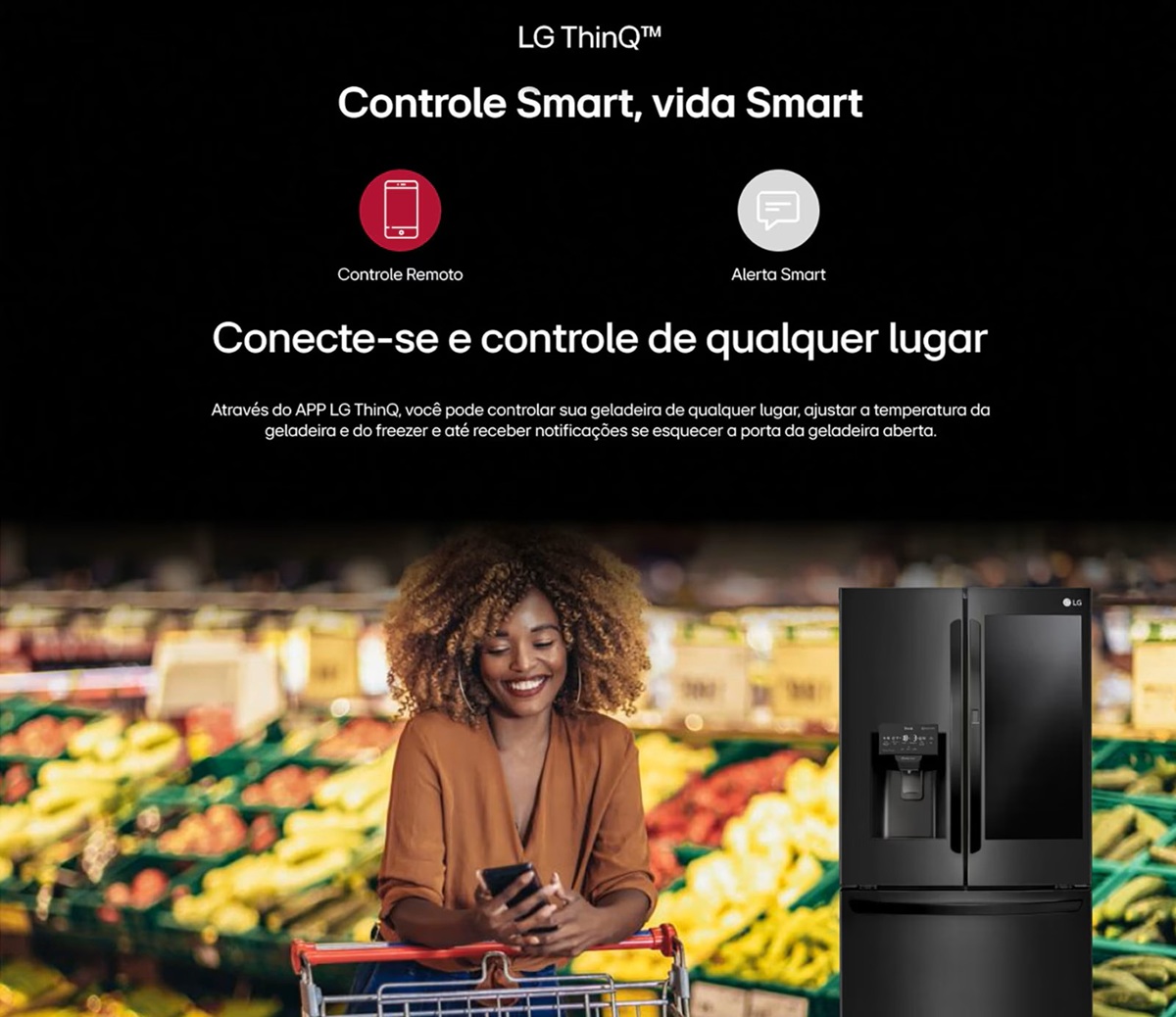 El refrigerador LG InstaView ayuda a combatir el desperdicio de alimentos
