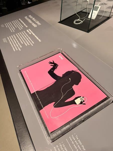 iPod classic expuesto en el museo