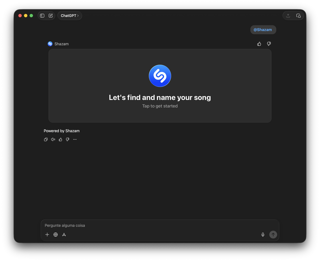 Shazam en ChatGPT