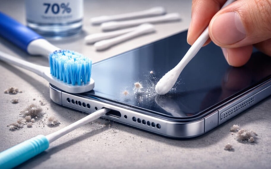 Cómo limpiar entradas y parlantes del celular sin dañarlos
