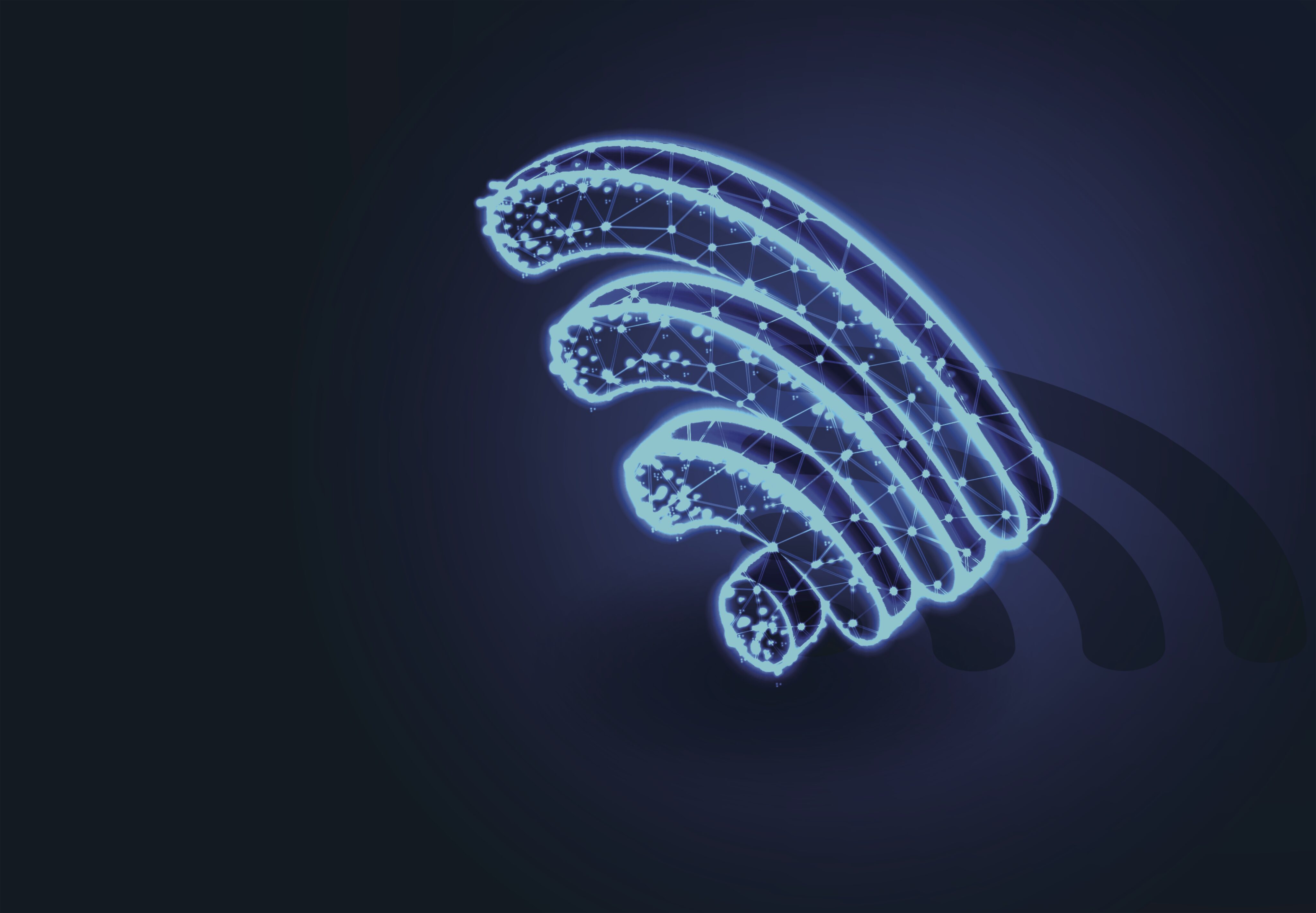 Símbolo de Wi-Fi 3D