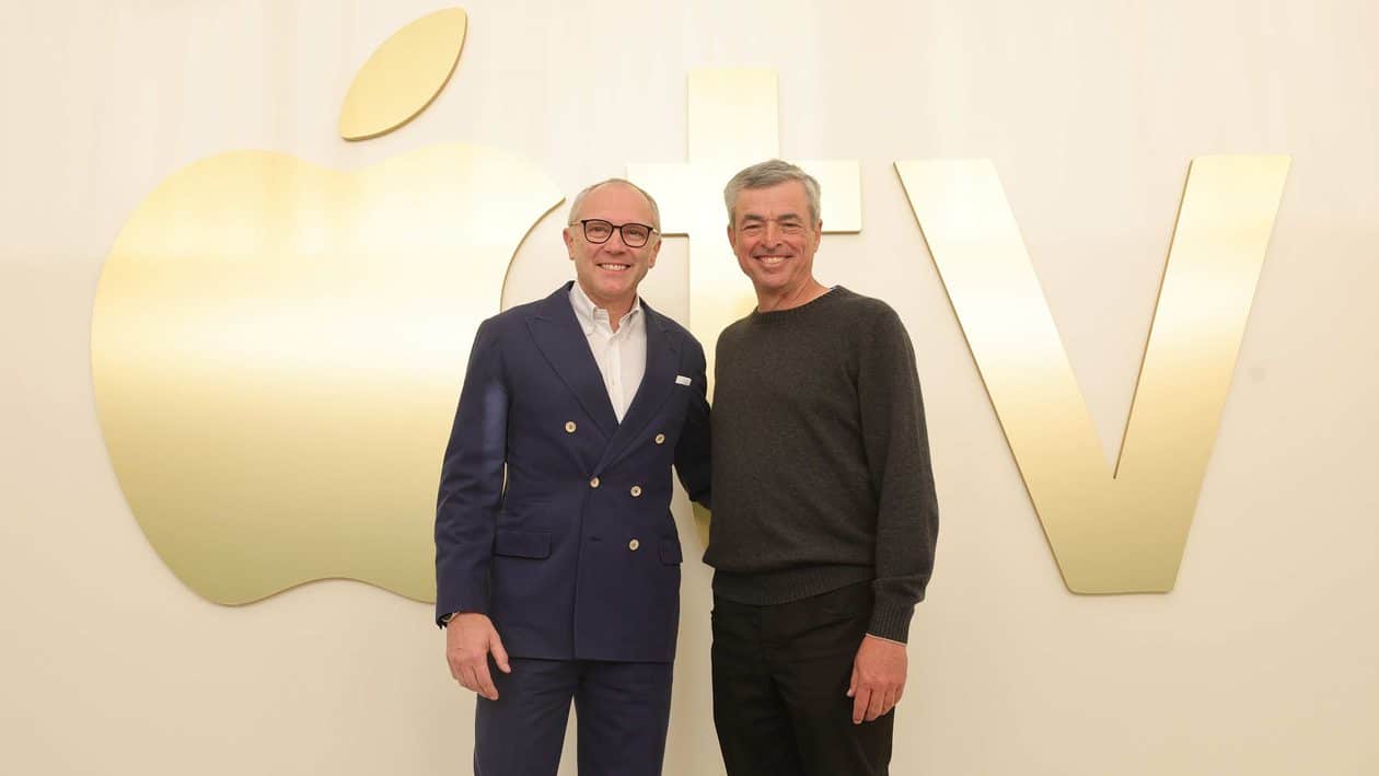 Eddy Cue y Stefano Domenicali