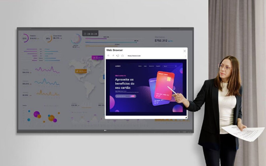 LG CreateBoard transforma las salas de reuniones en centros de colaboración inteligentes