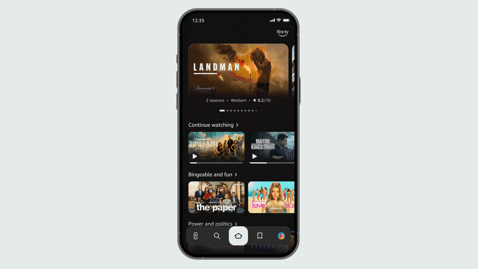Rediseño de la aplicación Fire TV 2