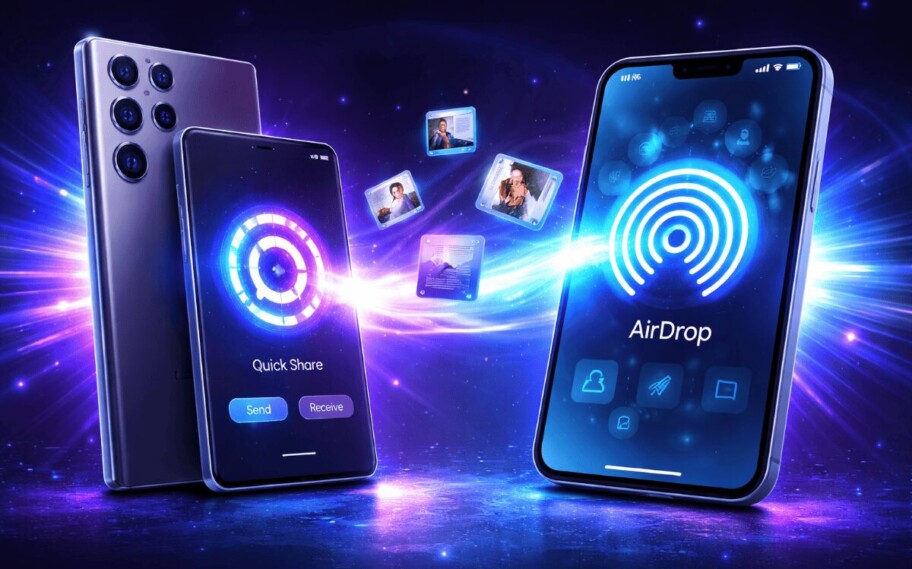 Los celulares Galaxy S26 comienzan a soportar Apple AirDrop