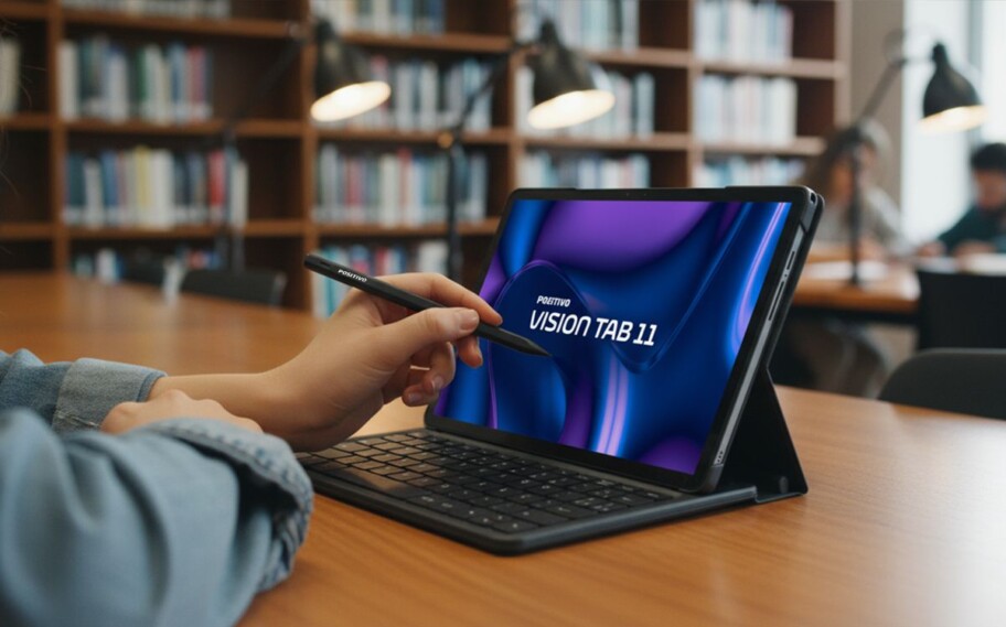 Positivo lanza Vision Tab 11 con lápiz incluido y apunta a la alta demanda de tabletas en Brasil