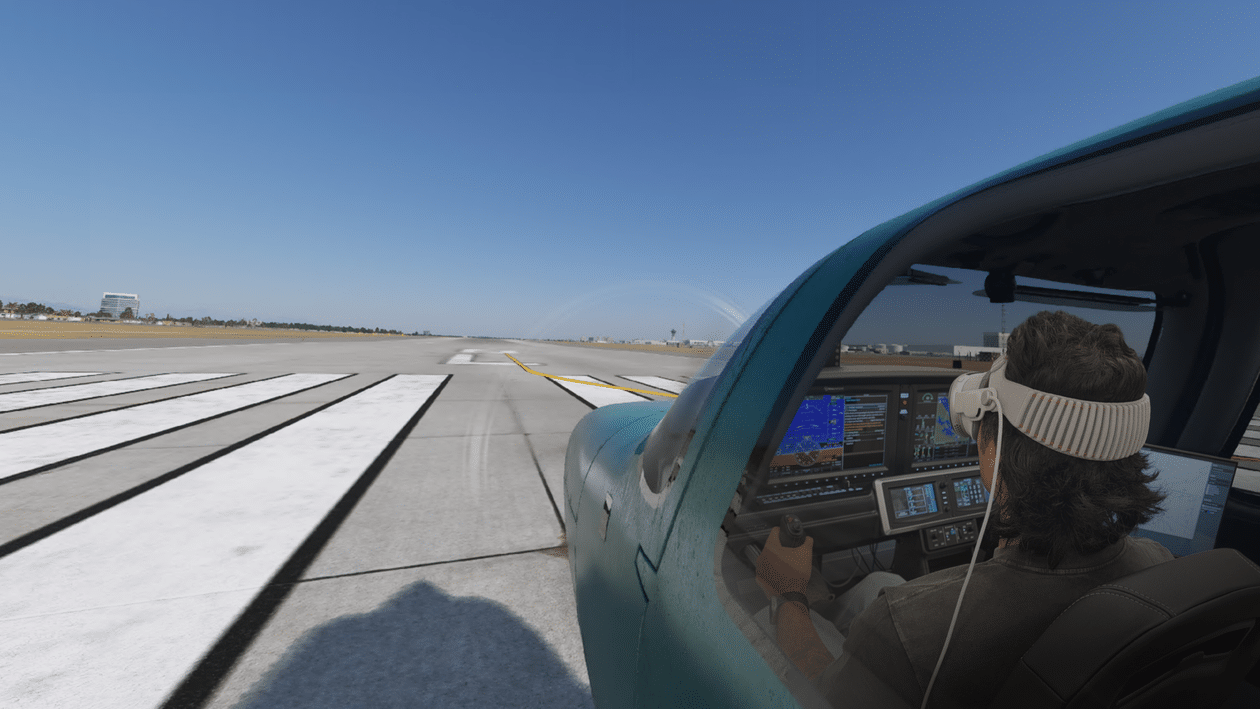 X-Plane en Apple Vision Pro