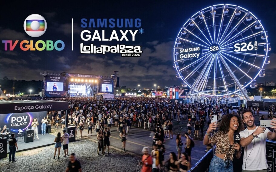 Sin precedentes: TV Globo y Samsung unen fuerzas para transmitir Lollapalooza 2026 con el Galaxy S26 Ultra