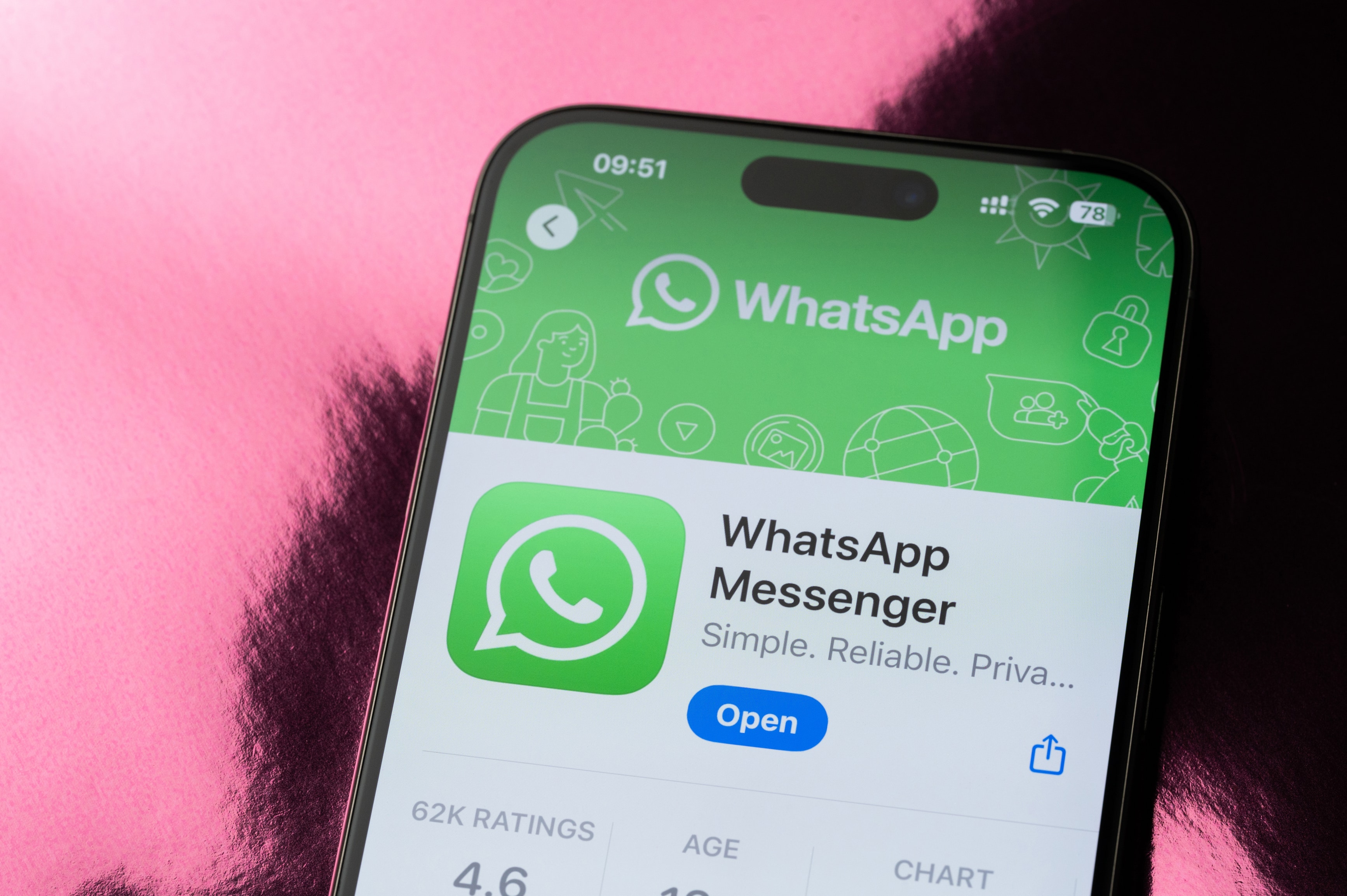 WhatsApp en iPhone