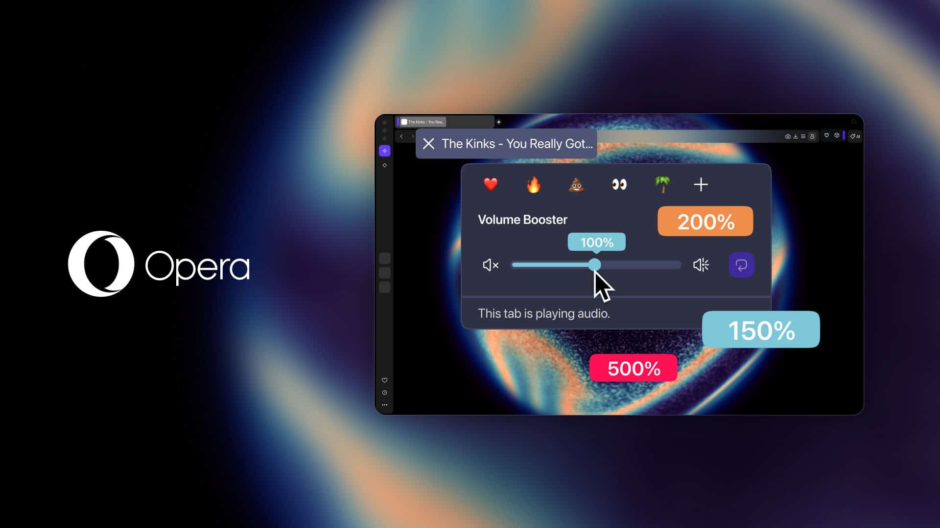Ajustar el volumen de Opera One