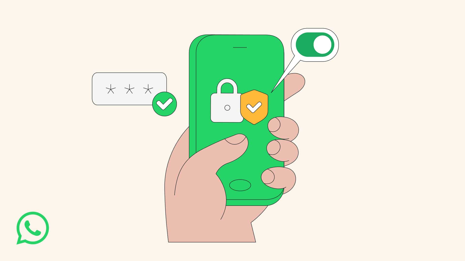 Configuración estricta de la cuenta de WhatsApp