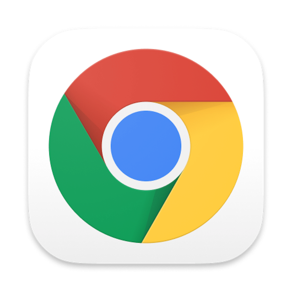 Icono de Google Chrome 87 en macOS Big Sur