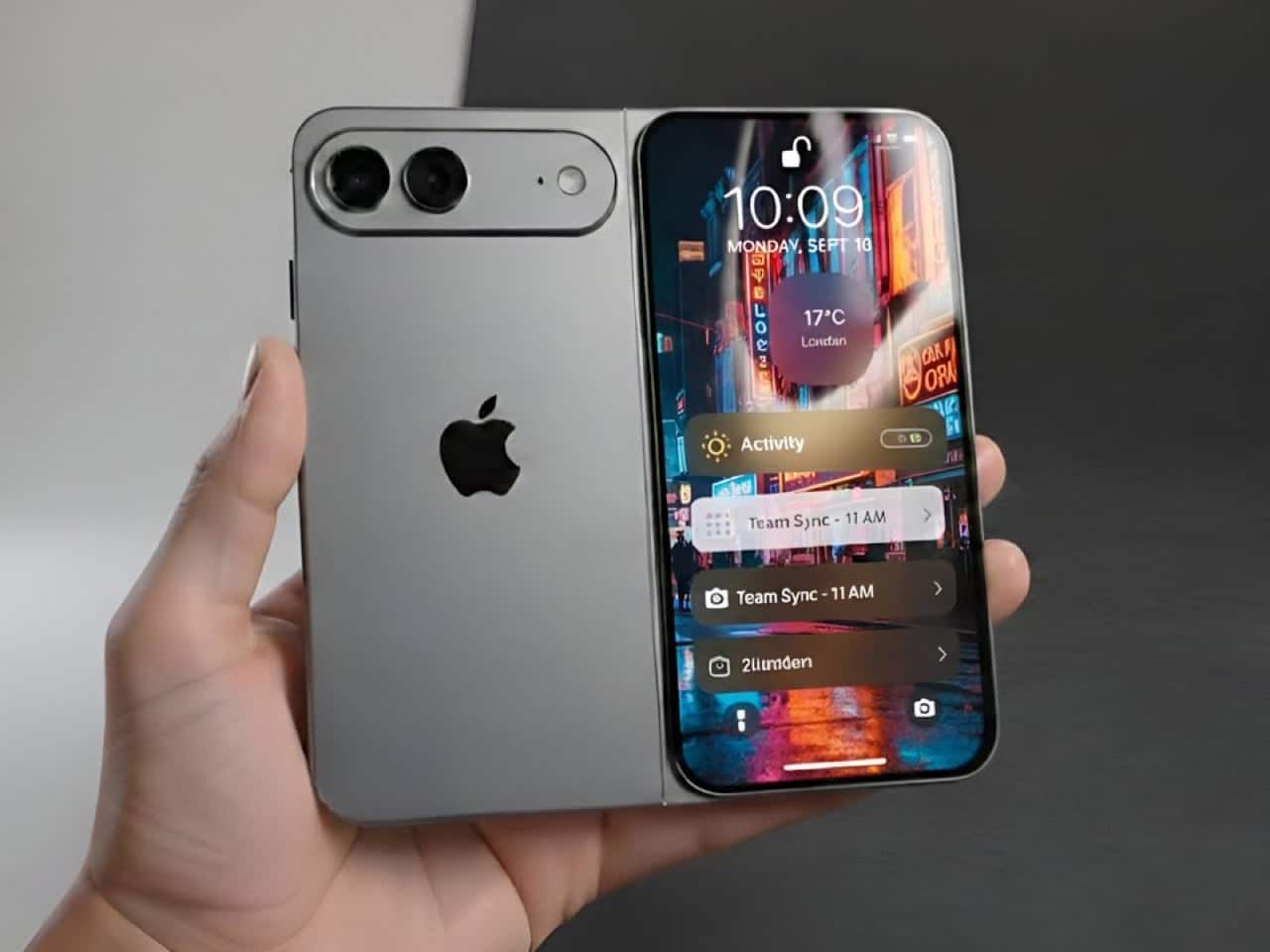 "iPhone plegable"
