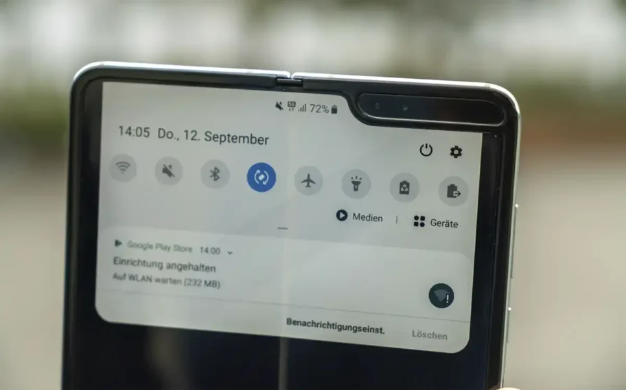 notificación del teléfono celular samsung google