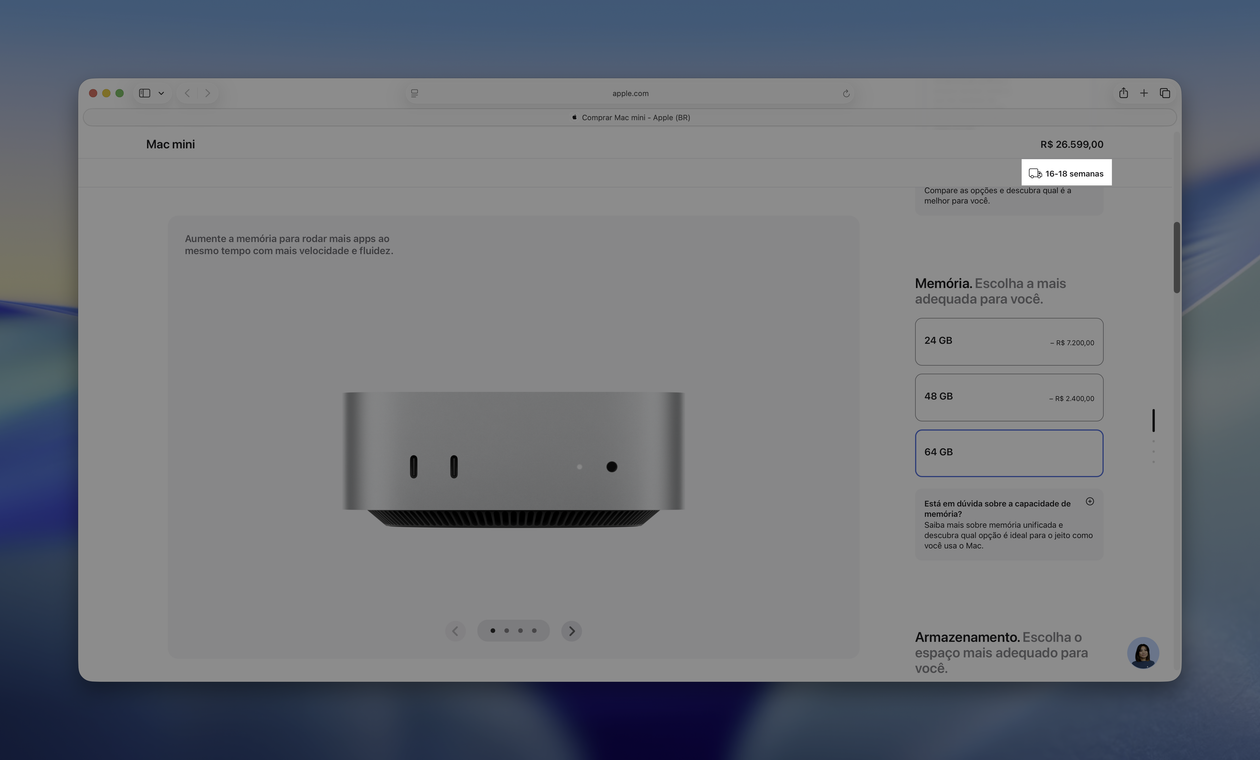 Disponibilidad de Mac mini en Brasil