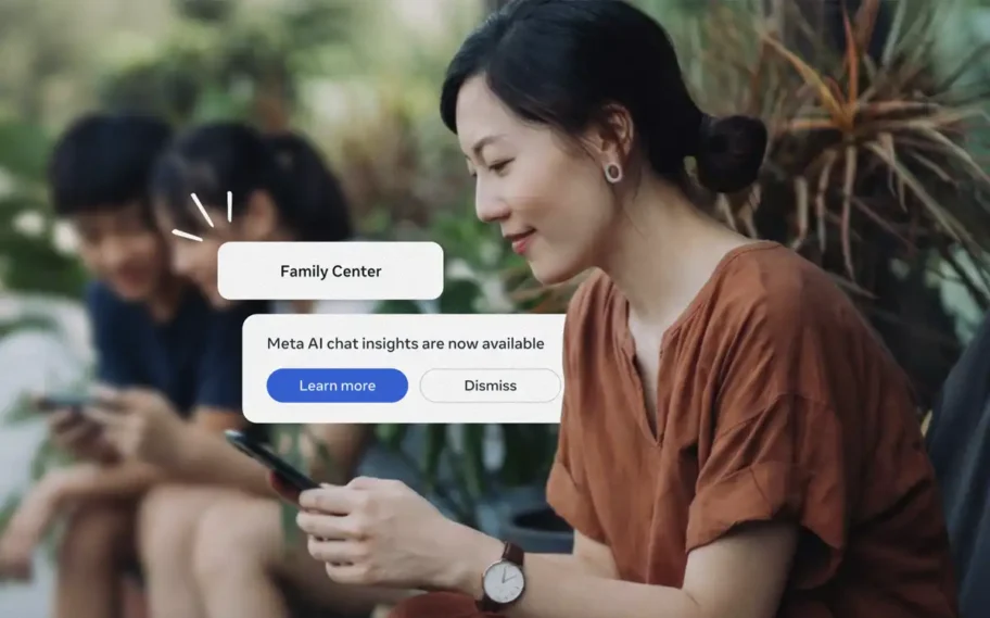 meta ai control parental padres hijos