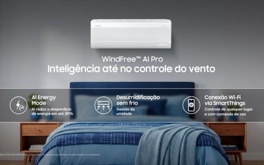 Samsung lanza aire acondicionado WindFree AI en Brasil con enfoque en economía y confort inteligente