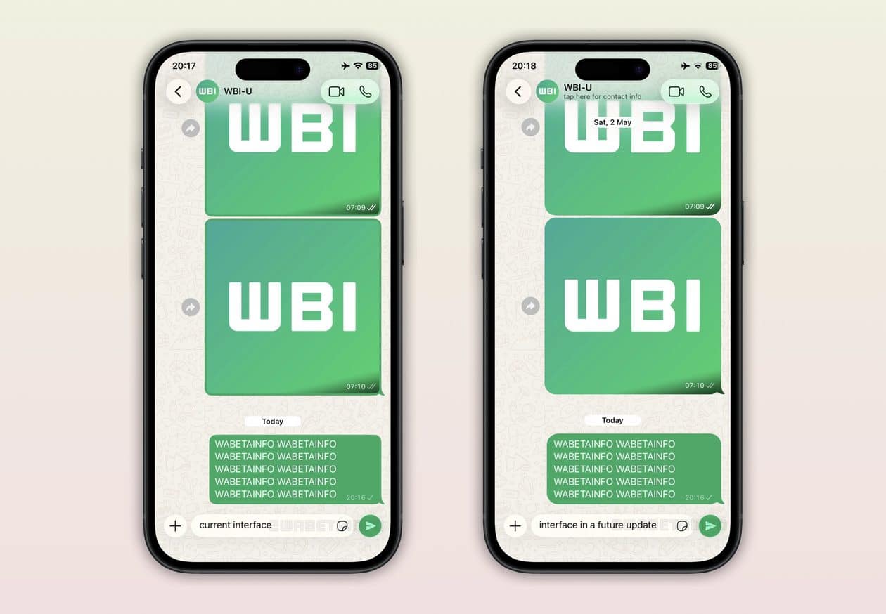 Burbujas de whatsapp