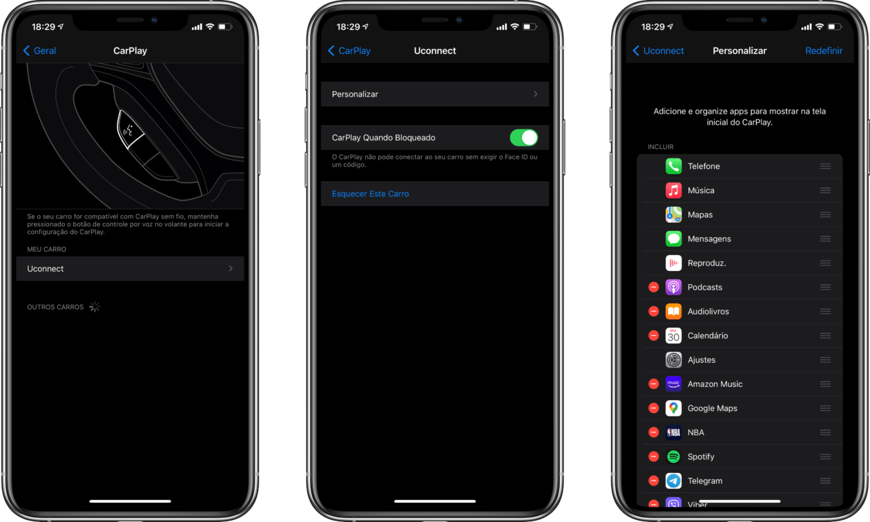 Personalización de CarPlay